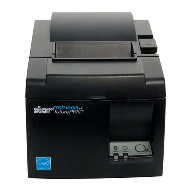 Star Micronics TSP143IIILAN Thermal Receipt Printer, Ethernet (LAN), Auto-Cutter, Internal Power Supply, Gray