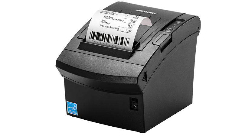 Bixolon SRP-350plusV 3-Inch Thermal Receipt Printer, 180 dpi, USB, Ethernet and Parallel, Black (SRP-350PLUSVPK)