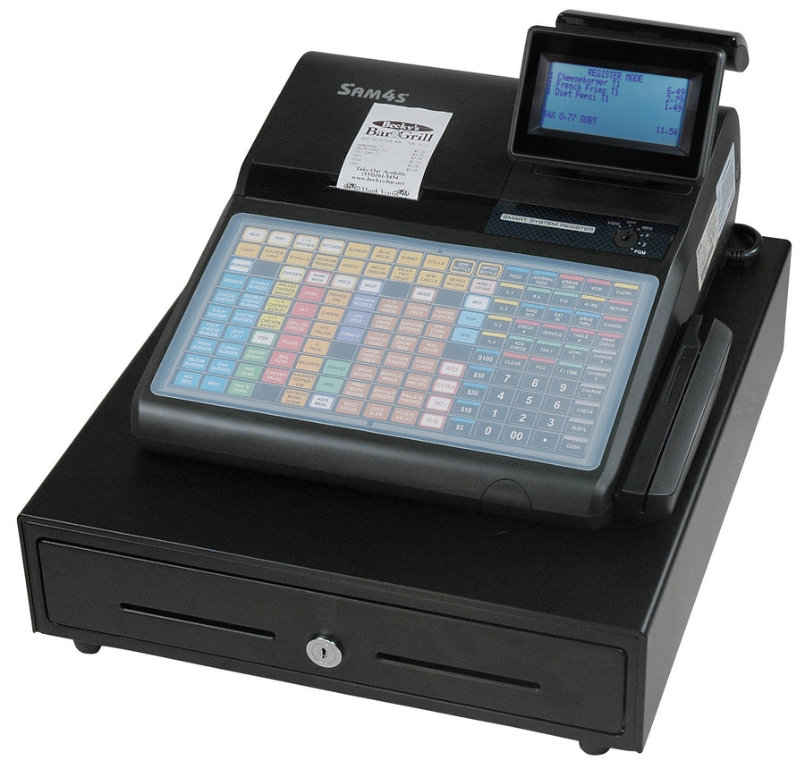 SAM4s SPS-320 flat-keyboard cash register