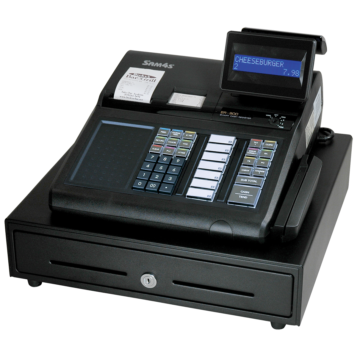 SAM4s ER-915E Commercial Cash Register with Ethernet