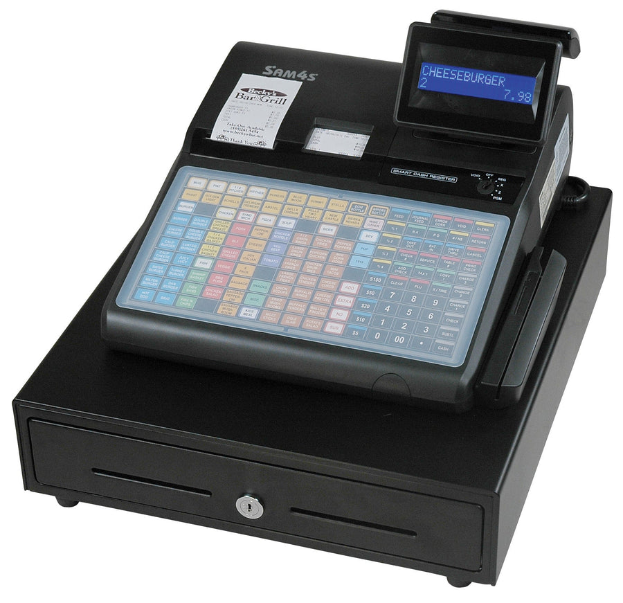 SAM4s ER-940E flat-key dual printer cash register