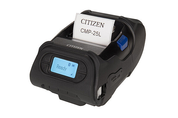 Citizen CMP-25L mobile label and receipt printer, Wi-Fi configuration