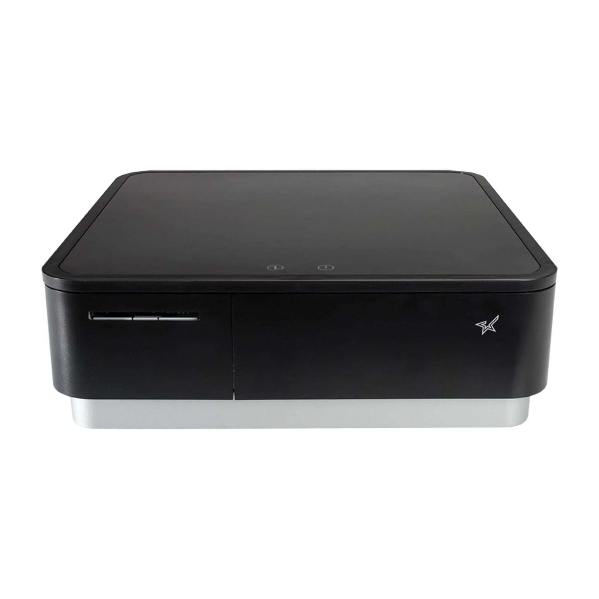 Star Micronics mPOP Integrated Receipt Printer and Cash Drawer with Tablet Stand, USB-C and Lightning, Black