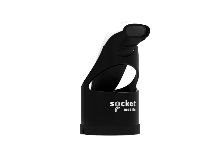 Socket Mobile SocketScan S720 1D and QR Barcode Reader, White, Black USB-C Charging Dock (CX3988-3045)