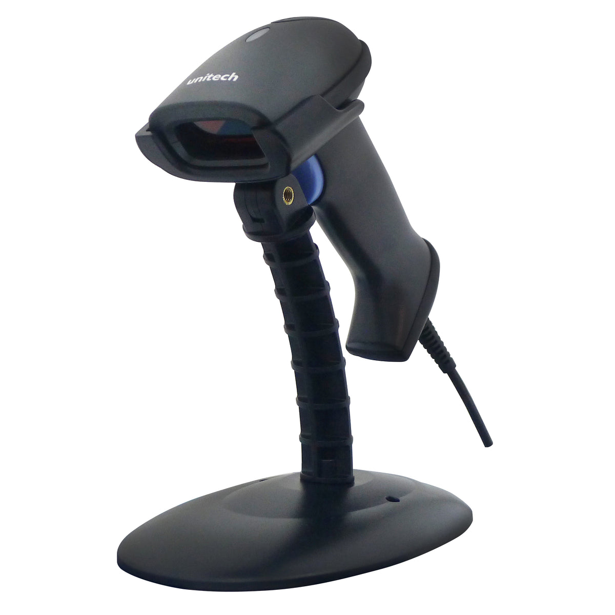 Unitech MS836 Handheld Laser Barcode Scanner, USB, with Stand (MS836-SUCB00-SG)
