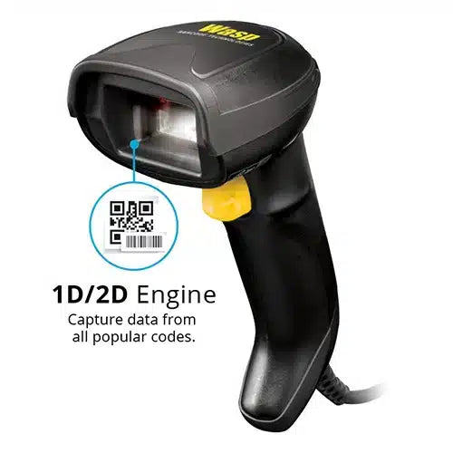 Wasp WDI4700 2D Barcode Scanner, USB (633809007149)
