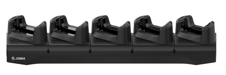 Zebra 5-slot charge-only ShareCradle for TC22/TC27 (CRD-TC2L-BS5CO-01), front view